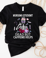 Nursing Student Future Nurse In Progress T Shirt Unisex Standard T-Shirt black s